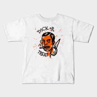 Halloween Trick Or Treat Horror knife Kids T-Shirt